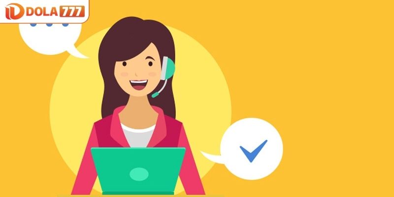 Đội ngũ nhân viên sẵn sàng tư vấn cho khách hàng nạp tiền DOLA777